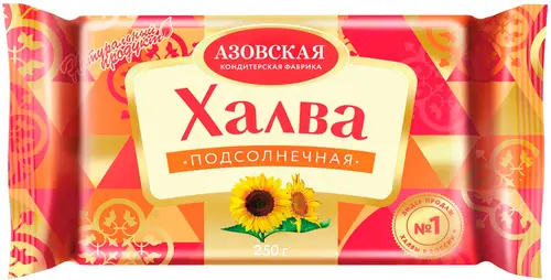 Халва подсолнечная вес 250 г.