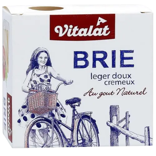 Сыр мягкий с белой плесенью "Brie" 60% 125г Vitalat