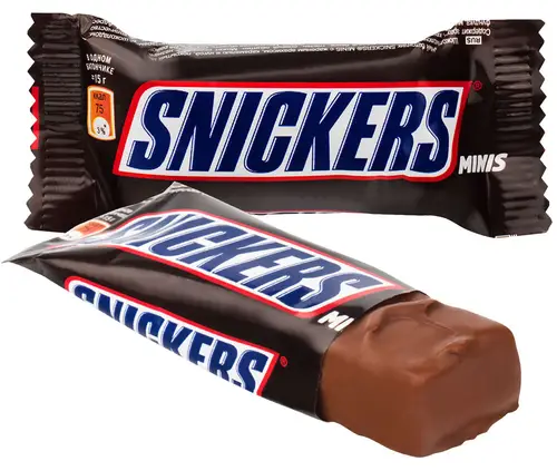 Конфеты SNICKERS minis покрыт.шок. minis bulk вес  Марс РОССИЯ