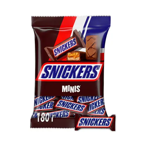 Конфета SNICKERS minis вес 180г Марс РОССИЯ