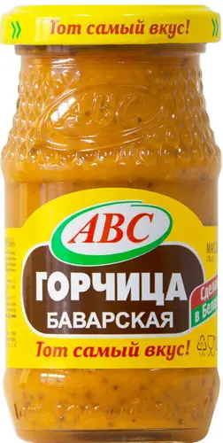 Горчица Баварская "АВС" 160г ст/б