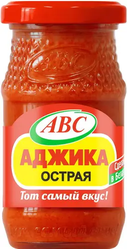 Кетчуп ABC Аджика острая вес 160 г