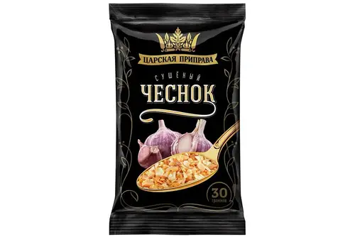 Чеснок сушеный пакет 30г