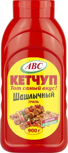 Кетчуп ABC Шашлычный гриль пласт/бут 900г