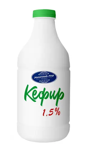 Кефир 1,5% 1,45кг Молочный мир