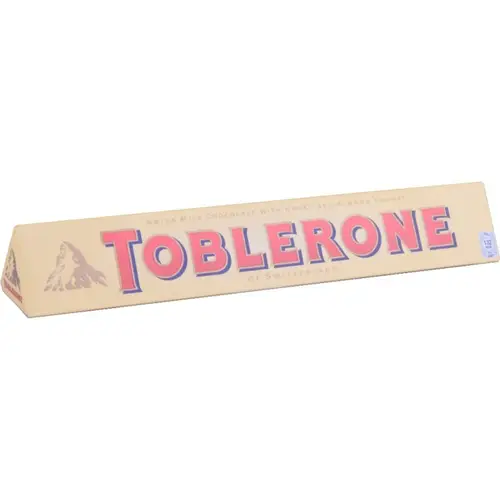 Швейцарский молочный шоколад с медово-миндалной нугой (10%) «TOBLERONE», 100 г