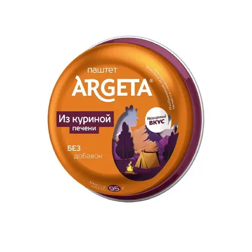 Паштет из куриной печени Argeta ал/б 95г