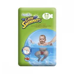 Детские одноразовые трусики-подгузники для плавания Huggies Little Swimmers (3-4) *12шт. Huggies вес 12