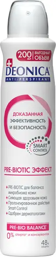 А DEONICA Антиперспирант аэрозольный Pre-Biotic Эффект/200мл  А