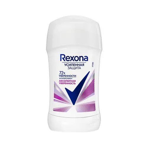 Антиперспирант-карандаш Rexona Абсолютная уверенность 40мл