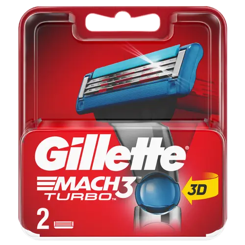 Кассеты Gillette Mach3 TURBO 2ед