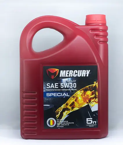 Моторное масло Mercury SAE 5W-30 API SL/CF 5л