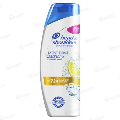 Шампунь Head And Shoulders против перхоти Цитрусовая свежесть для жирн. волос