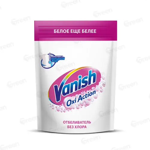 Пятновыводитель+ отбеливатель Кристальная белизна Vanish Oxi Action