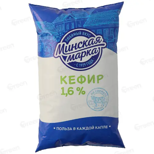 Кефир Минская марка пастериз м.д.ж. 1,6%