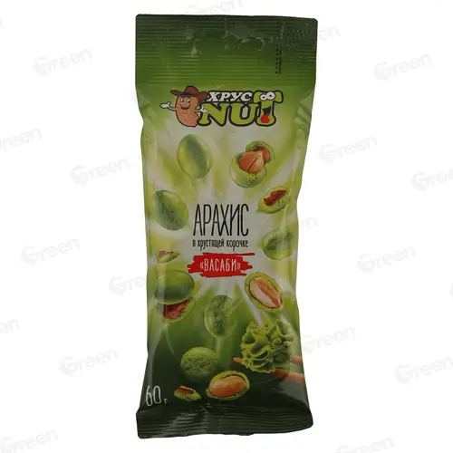 Арахис в корочке ХрустNUT Васаби 60 г