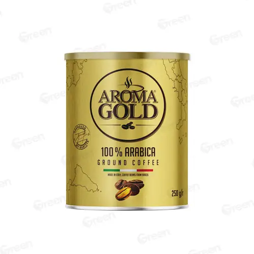 Кофе молот. AROMA GOLD 100% Arabica в банке