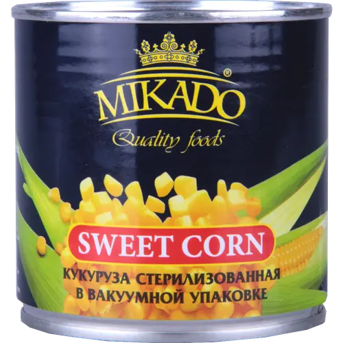 Кукуруза «Mikado» консервированная сладкая, 425 мл