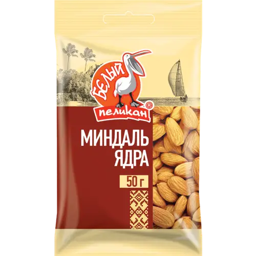 Миндаль жареный «Белый пеликан» , 50 г