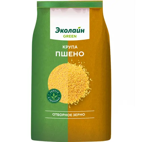 Крупа пшено «Эколайн» Green, 800 г