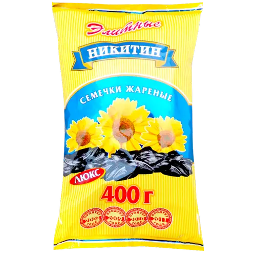 Семечки подсолнечника «Никитин» жареные, 400 г