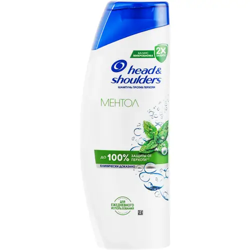 Шампунь для волос «Head&Shoulders» 3 Action Ментол, 400 мл