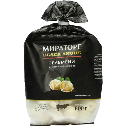 Пельмени «Мираторг» из мраморной говядины, 800 г