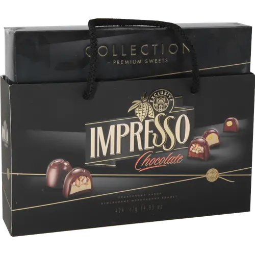 Набор конфет«Impresso» Premium, черный, 424 г