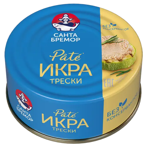 Икра трески «Санта Бремор» Pate, 90 г