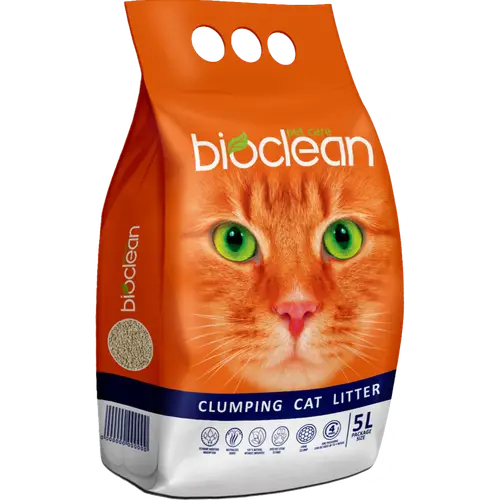 Наполнитель для туалета «Bioclean» комкующийся, 5 л