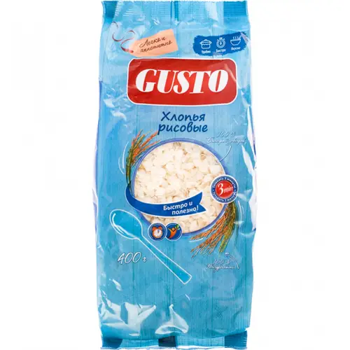 Рисовые хлопья «Gusto» 400 г