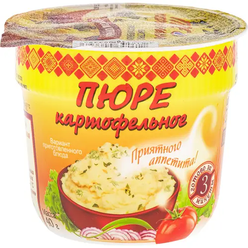 Картофельное пюре «Мира» быстрого приготовления, вкус курицы, 40 г