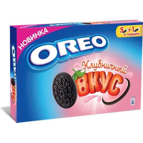 Печенье «Oreo» с какао и клубникой, 228 г