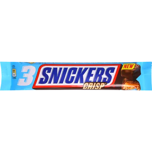 Шоколадный батончик «Snickers» Crisp, 60 г