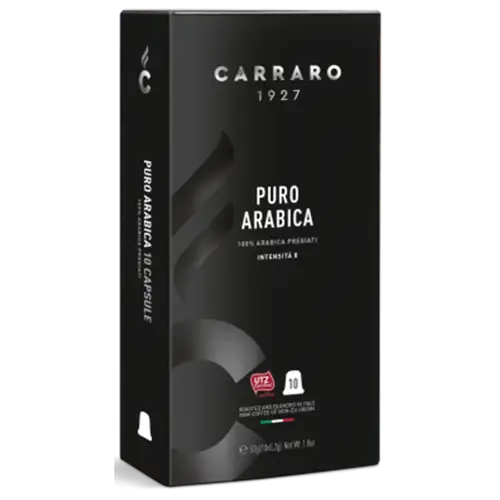 Кофе в капсулах «Carraro» Puro Arabica, 10х5.2 г