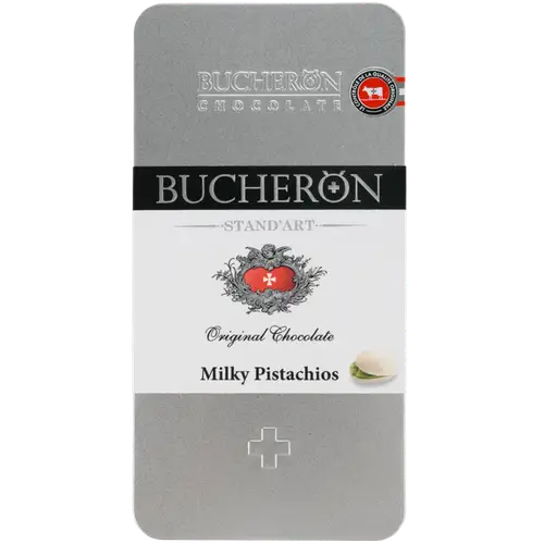 Шоколад «Bucheron» молочный, с фисташками, 100 г