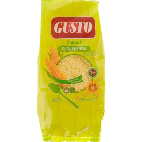 Кукурузные хлопья «Gusto» 400 г