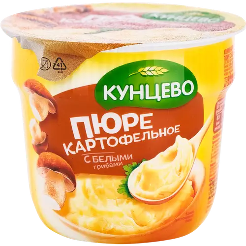 Картофельное пюре «Кунцево» быстрого приготовления, белые грибы, 40 г