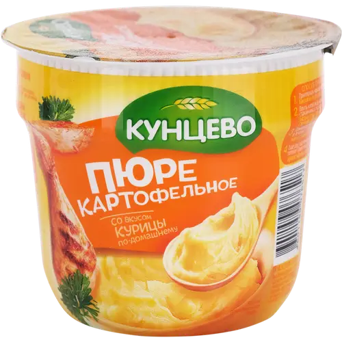 Картофельное пюре «Кунцево» быстрого приготовления, вкус курицы, 40 г