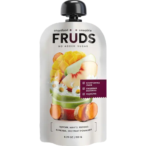 Пюре «Fruds» из яблок, персика и манго, 150 г