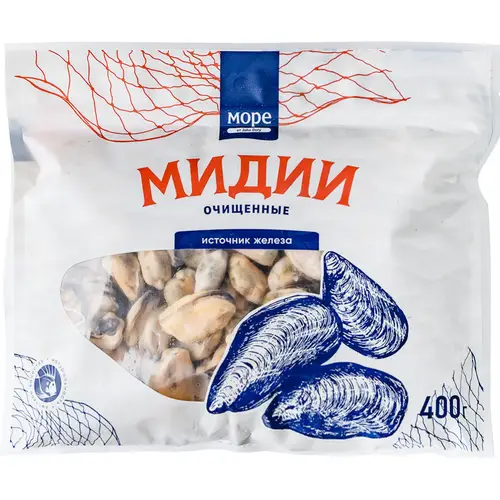 Мясо мидии «Море от John Dory» варено-мороженое, 400 г