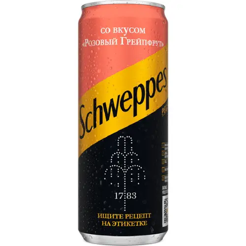 Напиток газированный «Schweppes» розовый грейпфрут, 330 мл