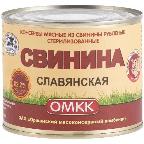 Консервы мясные «Свинина Славянская» 525 г