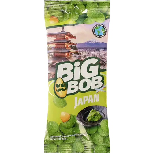 Арахис хрустящий «Big Bob» васаби, 50 г