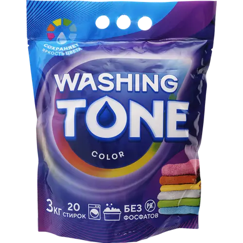 Стиральный порошок «Washing Tone» Колор Автомат, 3 кг