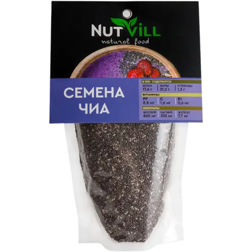 Семена чиа «NutVill» 200 г