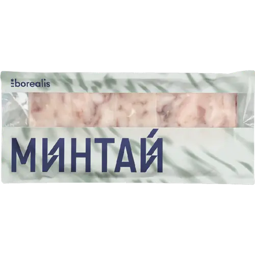  Минтай «Borealis» филе, мороженое, 750 г 