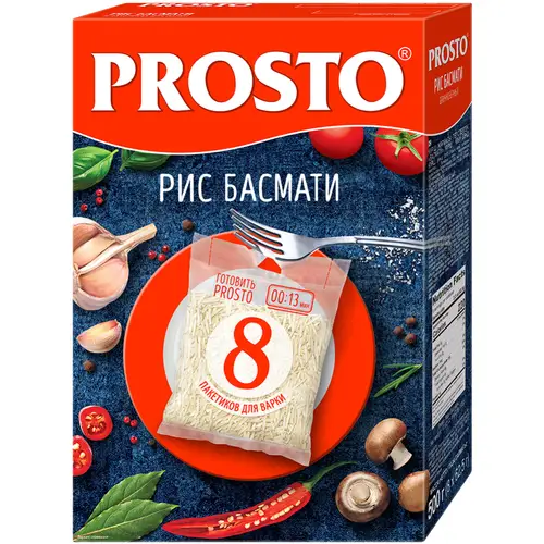 Рис Prosto Басмати в пакетах для варки 