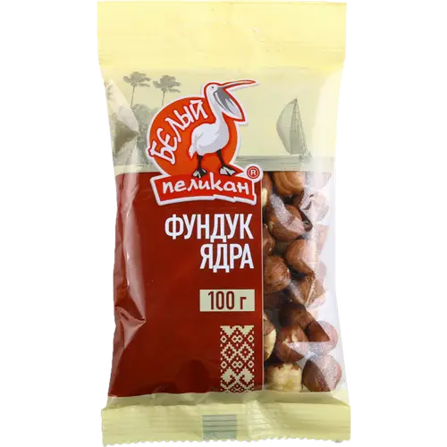 Фундук «Белый пеликан» ядра, 100 г.