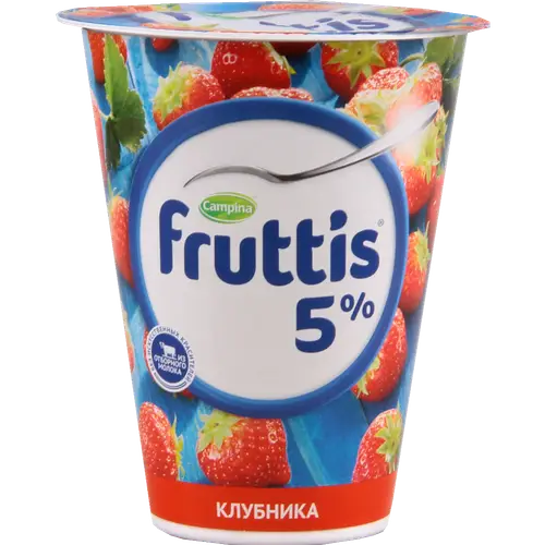 Йогуртный продукт «Fruttis» клубника, 5%, 290 г